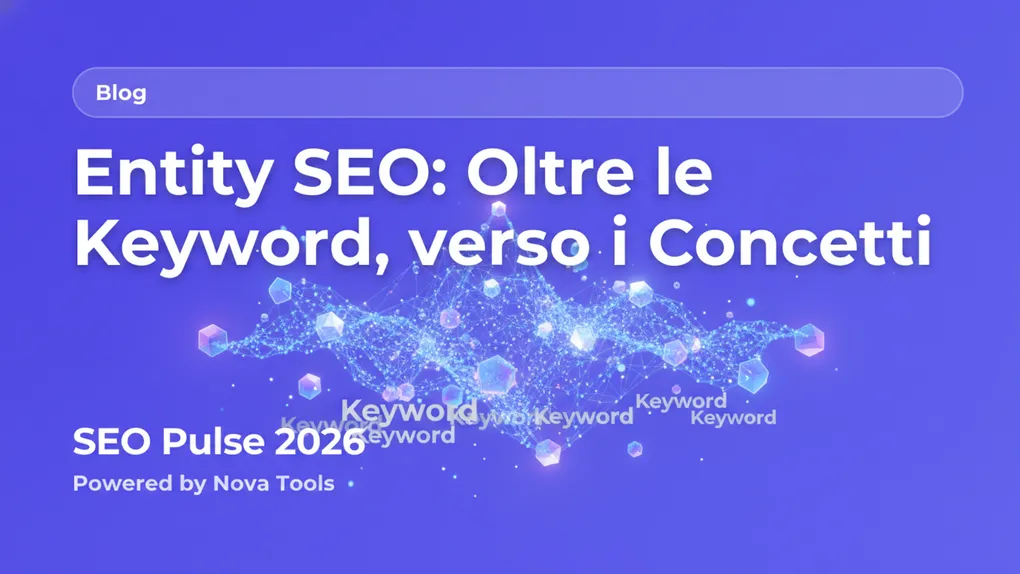 Entity SEO: Oltre le Keyword, verso i Concetti