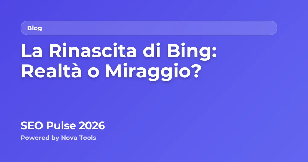 La Rinascita di Bing: Realtà o Miraggio?